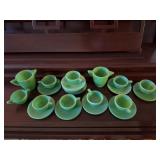 Vintage Jadeite Childs tea set