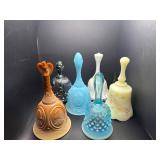 Fenton Bells slag, carnival, white,