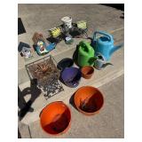 Garden planters, bird houses