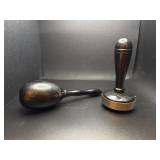 Antique darning repair mushroom and egg