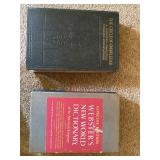 Vintage circle of knowledge & Websterï¿½s dictionary