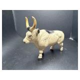 Antique cast-iron Longhorn bank