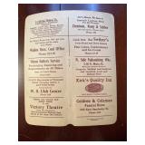 Vintage Findlay, Ohio advertising hand fan