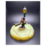 Vintage John Wright, cast-iron figure ashtray