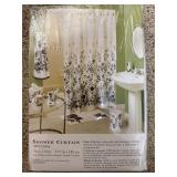 New Floral shower curtain
