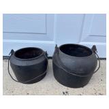 Vintage Cast iron Glue pots