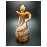 Vintage imperial caramel slag glass