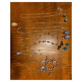 Vintage jewelry inlay jewelry box