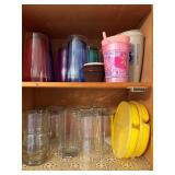 Kitchen glasses etc