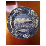 Vintage Staffordshire pottery plate