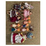 Vintage mini dolls, my pals, beanbag kids, etc.
