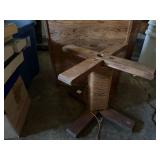 Vintage twine, spool, cabinet, thermometer