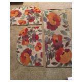 Kitchen and bathroom rugs