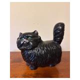 Vintage ceramic black cat