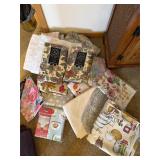 Vinyl tablecloth and placemats