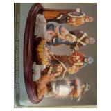 Nativity Set, snowman etc