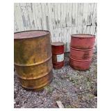 80, 50, 30 Gallon Metal Drum/Barrels