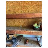 Wooden Garage shelf