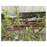 Metal hitch receiver frames