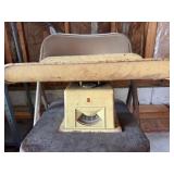 Vintage Detecto scales, metal shelf, tools etc