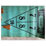 Vintage Sportcraft Wooden Shuffleboard Kit