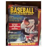 Baseball cards, sport magazine