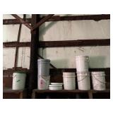 5 Gallon Buckets & metal cans