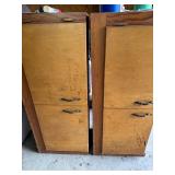 Vintage wooden cabinets