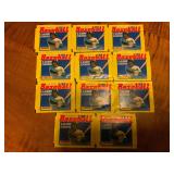 1989 Panini Baseball Album stickers, unopened