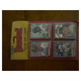 1987 Donruss Baseball Puzzle and cards