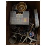 Lightbulbs, containers, faux antlers etc