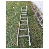 Wooden Ladder & 12ï¿½ wooden bench