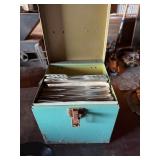 45 Records and box