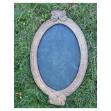 Vintage Decorative Oval Wooden Frame