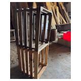 Vintage wooden crates