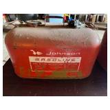 2 Vintage Johnson Outboard Metal Cans