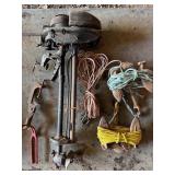 Vintage Boat Motor, Anchors etc