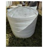 210 Gallon Tank w/ spout & plastic barrels