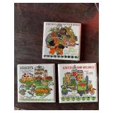 Vintage Ceramic tiles, glass, home decor etc