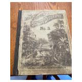 Antique School Geography Book and wall art