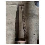 Antique 2 man crosscut saw 6ï¿½3ï¿½