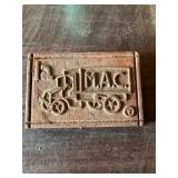 MAC Truck Cast iron plaque/mold