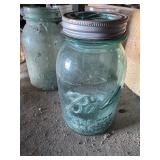 Vintage Blue Ball Jars, Presto etc
