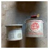 Vintage Old Pal Minnow Bucket