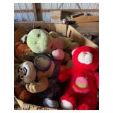Box of Stuffed animals