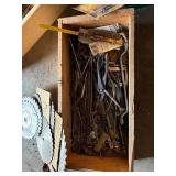 Bottom shelf contents