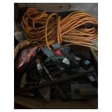 Vintage hand tools, and extension cord