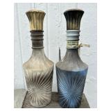 (2) Vintage Jim Beam 'Starburst' Decanters