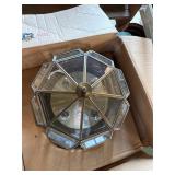 Vintage lights and ceiling fan with light