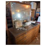 Vintage wooden dresser/vanity